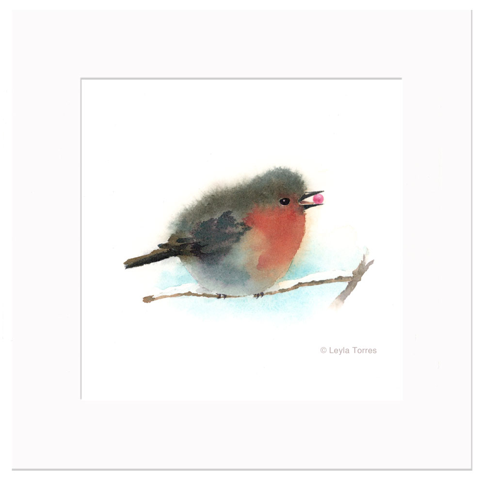 Robin and Berry :: Limited-Edition Print