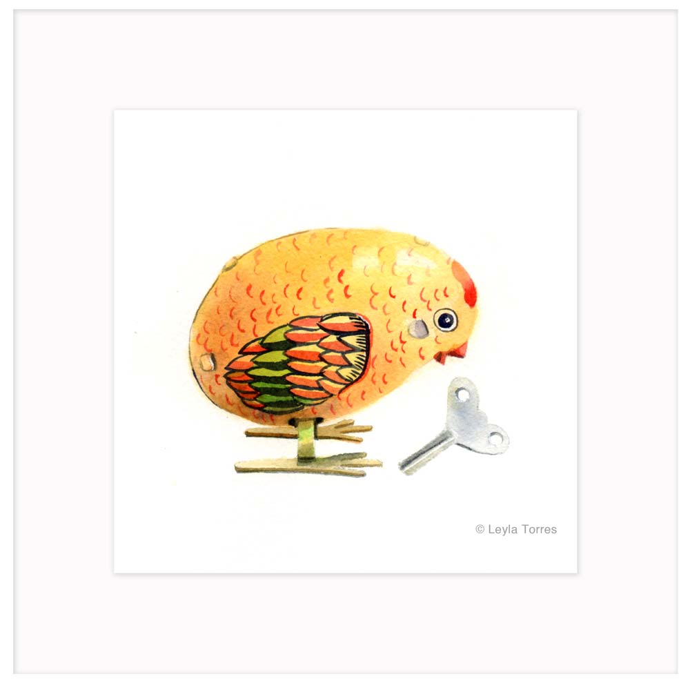 Wind-Up Chick:: Limited-Edition Print