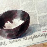 Thumbnail image for Art From the Kitchen -A Salt Cellar in Watercolor