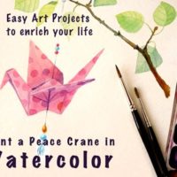 Thumbnail image for Watercolor Class: How to Paint an Origami Bird