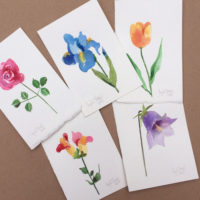 Thumbnail image for Painting Watercolor Flowers to Celebrate World Watercolor Month