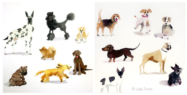 Painting Dogs in Watercolor post image